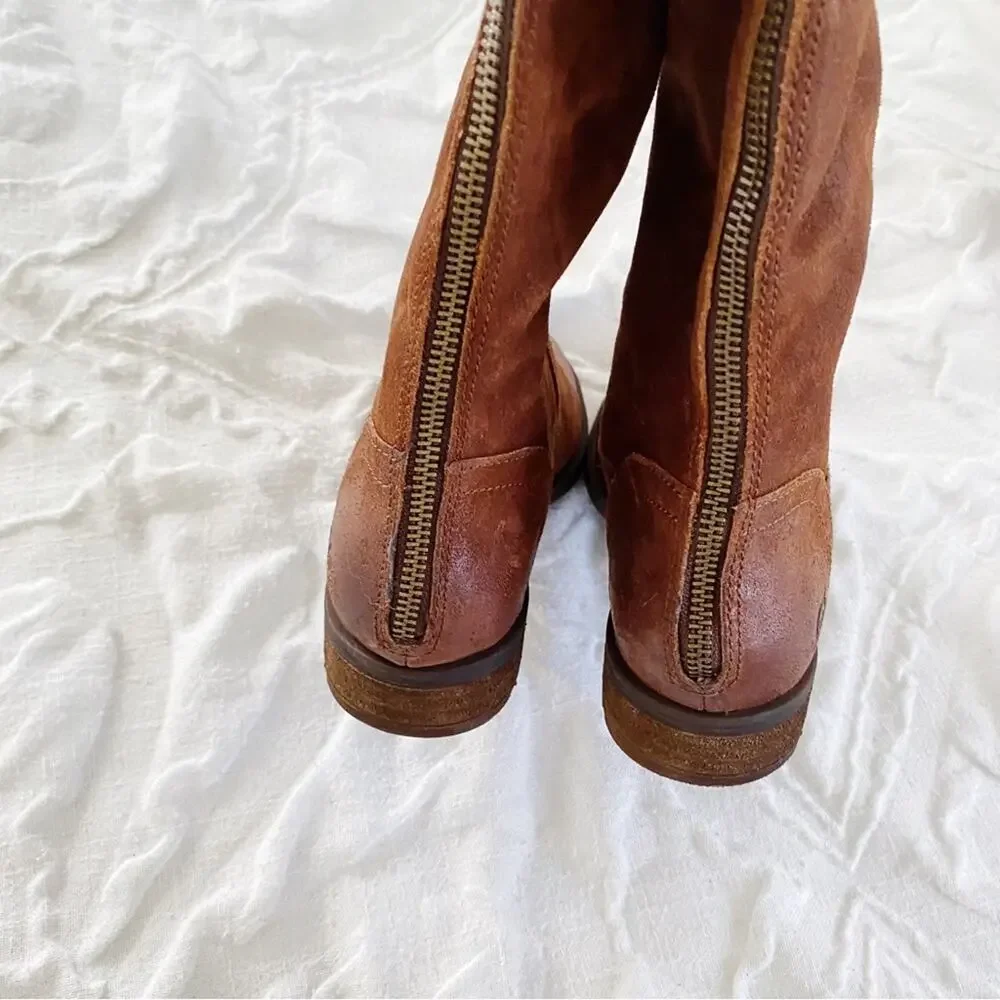 Born Borman Rust Copper Boots Size 5 New $260